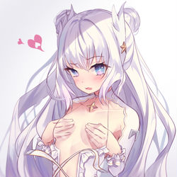 This is a pixiv picture whose title is 「な、なんですかｯ！///」.