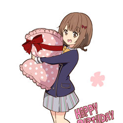 This is a pixiv picture whose title is 寝子の誕生日.