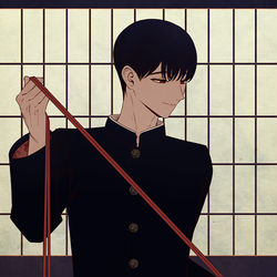 This is a pixiv picture whose title is 縄.