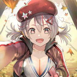 This is a pixiv picture whose title is 犬目線.