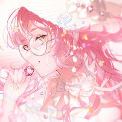 This is a pixiv picture whose title is 宝石の涙の魔女💧.