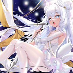 This is a pixiv picture whose title is 祈リノウタ.