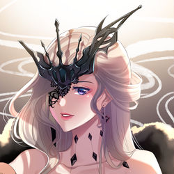 This is a pixiv picture whose title is La signora.