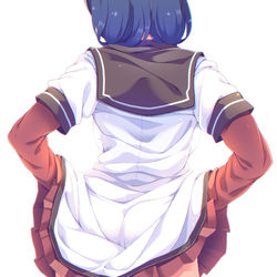 This is a pixiv picture whose title is うしろの向日葵ちゃんのうしろ.