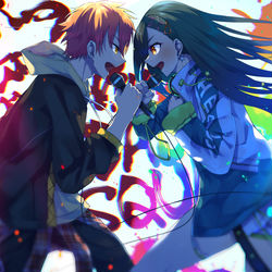 This is a pixiv picture whose title is LET'S FIGHT !!!!!.