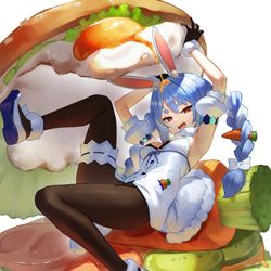 This is a pixiv picture whose title is 非常食担当ぺこら.