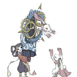 This is a pixiv picture whose title is ココロワヒメ装備おひいさま.