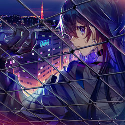 This is a pixiv picture whose title is Lust Blue.