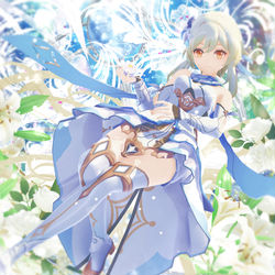This is a pixiv picture whose title is 【原神】蛍さん.
