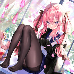 This is a pixiv picture whose title is pink tea time.