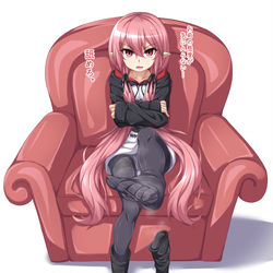This is a pixiv picture whose title is 足舐めを強要してくるクルル様も愛おしい。.