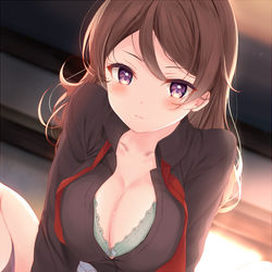 This is a pixiv picture whose title is やや不良少女.