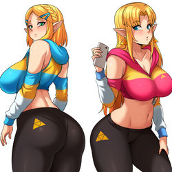 This is a pixiv picture whose title is Street casual Zelda.