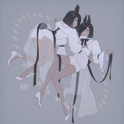 This is a pixiv picture whose title is 🐰🐰.