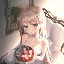 This is a pixiv picture whose title is ウエディング.