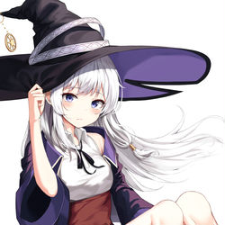 This is a pixiv picture whose title is 魔女の旅々.