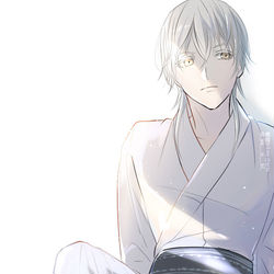 This is a pixiv picture whose title is 鶴丸国永.