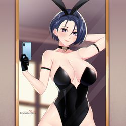 This is a pixiv picture whose title is Bunny Shamir.