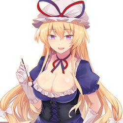 This is a pixiv picture whose title is ゆかり様に膝枕で耳かきしてもらいたい!.