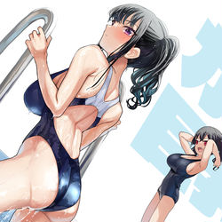 This is a pixiv picture whose title is ガキ巨乳（の姉）💢24.