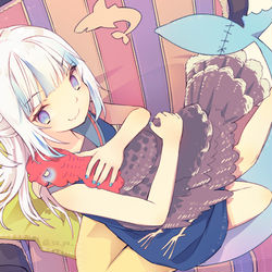 This is a pixiv picture whose title is 🦈.