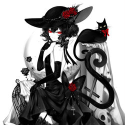 This is a pixiv picture whose title is 🐱.