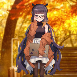 This is a pixiv picture whose title is 秋のイナちゃん.
