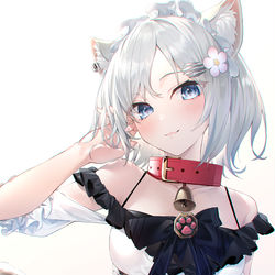 This is a pixiv picture whose title is にゃん.