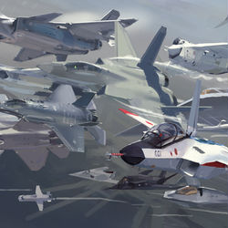 This is a pixiv picture whose title is stealthaircraft 1977-2020.