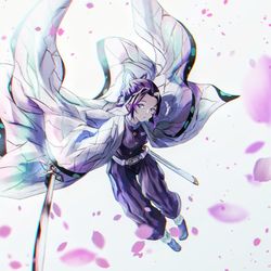 This is a pixiv picture whose title is 胡蝶しのぶ.