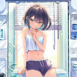 This is a pixiv picture whose title is わたし先出ちゃうけど、カギ閉めてってよ.
