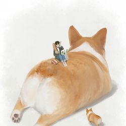 This is a pixiv picture whose title is 「何か買い忘れたような」.
