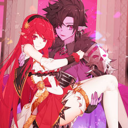 This is a pixiv picture whose title is 魔皇ԅ(¯﹃¯ԅ).