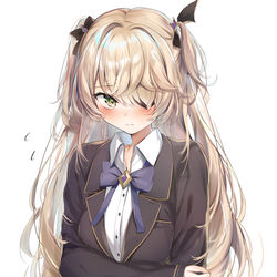 This is a pixiv picture whose title is フィッシュちゃん中学二年生.