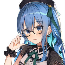 This is a pixiv picture whose title is 星街すいせい.