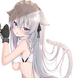This is a pixiv picture whose title is 野良猫シアンちゃんに調教はじめます！.