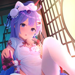 This is a pixiv picture whose title is 春の札.
