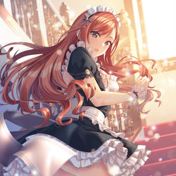 This is a pixiv picture whose title is メイドインナツハ.