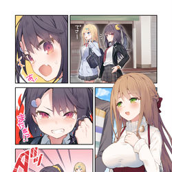 This is a pixiv picture whose title is 妹と幼馴染はかれこれ10年いつもこう！.
