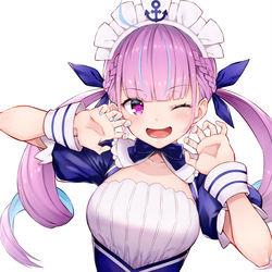 This is a pixiv picture whose title is 湊あくあ.
