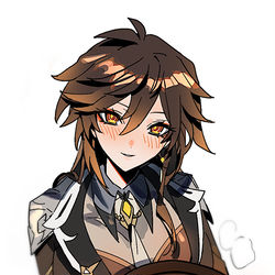 This is a pixiv picture whose title is ♀鍾離先生の.