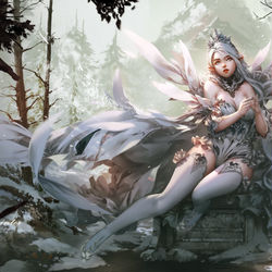 This is a pixiv picture whose title is 夢之凜冬_Dream of Secret Winter.