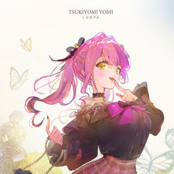 This is a pixiv picture whose title is LUNYA －「月詠よみ」.