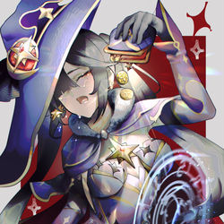 This is a pixiv picture whose title is 慕風マッシュルーム姉貴.