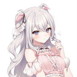 This is a pixiv picture whose title is 「仕事絵」サムネ絵.
