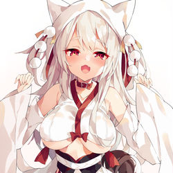 This is a pixiv picture whose title is わんわんおっぱい.