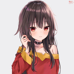 This is a pixiv picture whose title is ロングめぐみん.