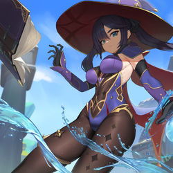 This is a pixiv picture whose title is モナ(Mona).