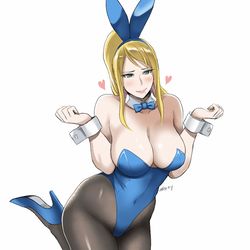 This is a pixiv picture whose title is バニーサムス.