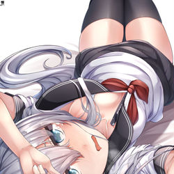 This is a pixiv picture whose title is 酔っ払い響ちゃん.